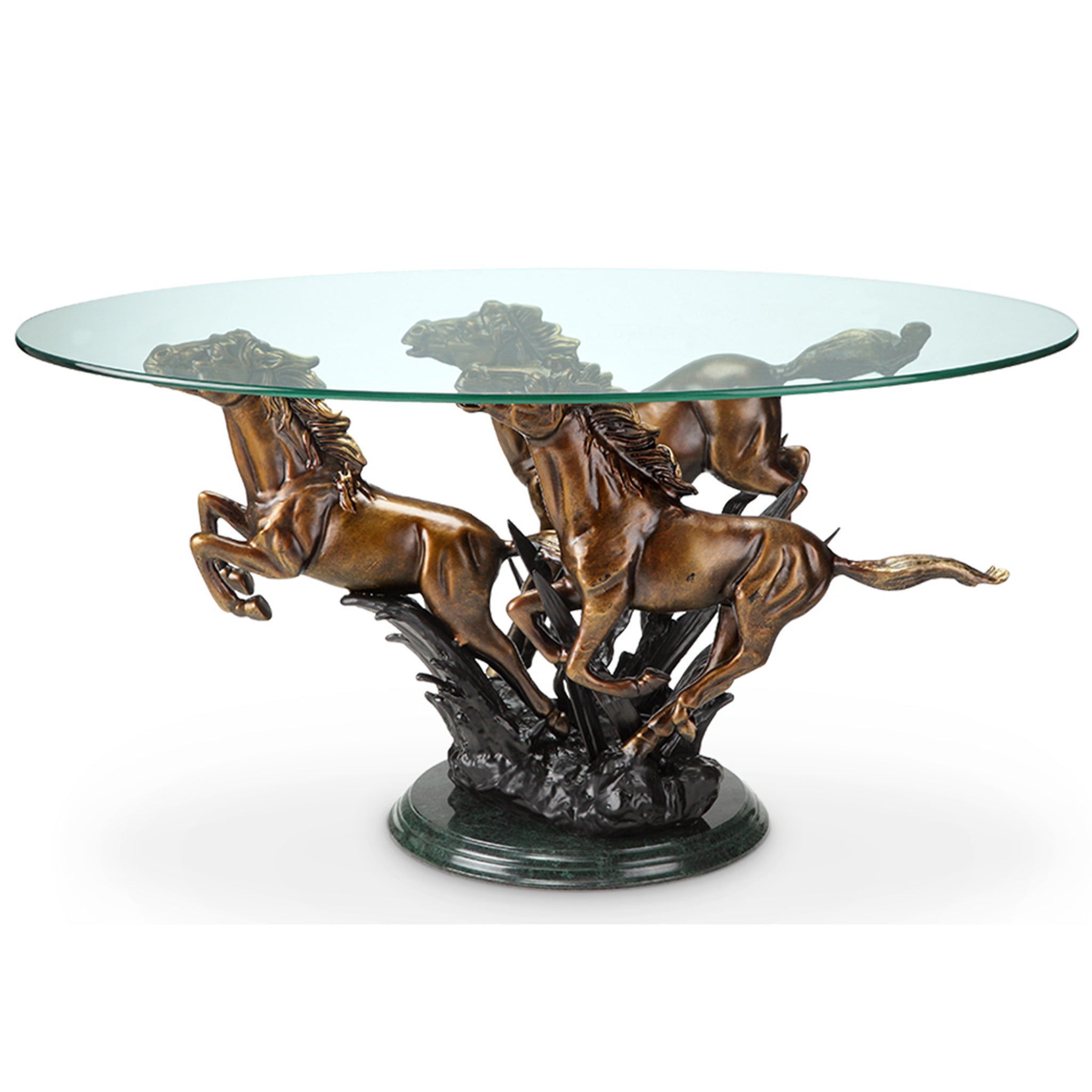 Galloping Horse Trio Coffee Table