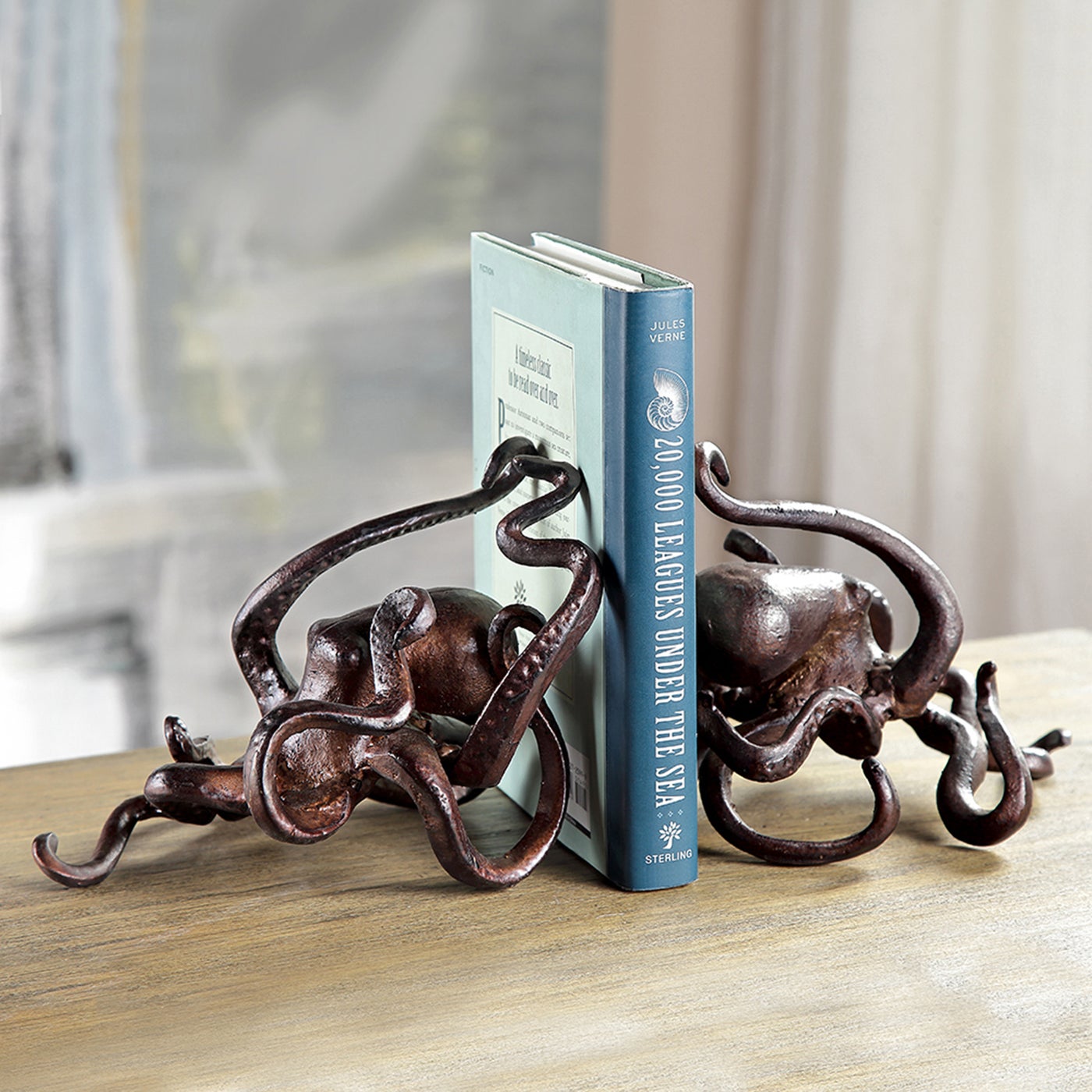 Octopus Bookends Pair
