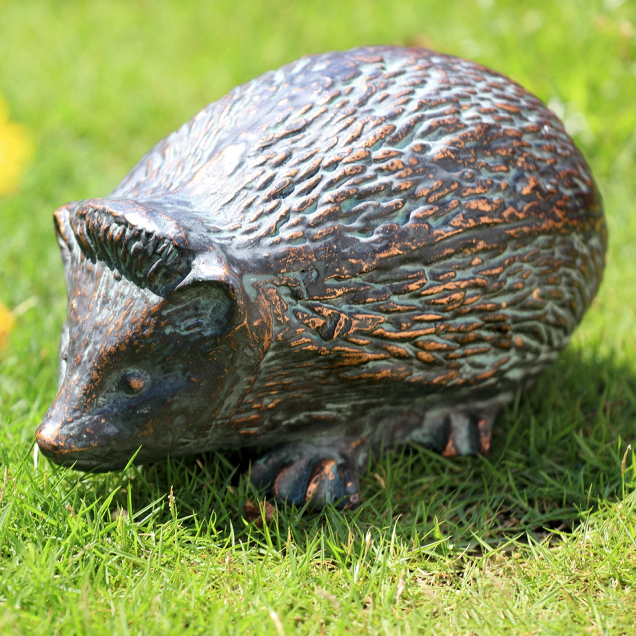 Timid Hedgehog Garden Sculpture
