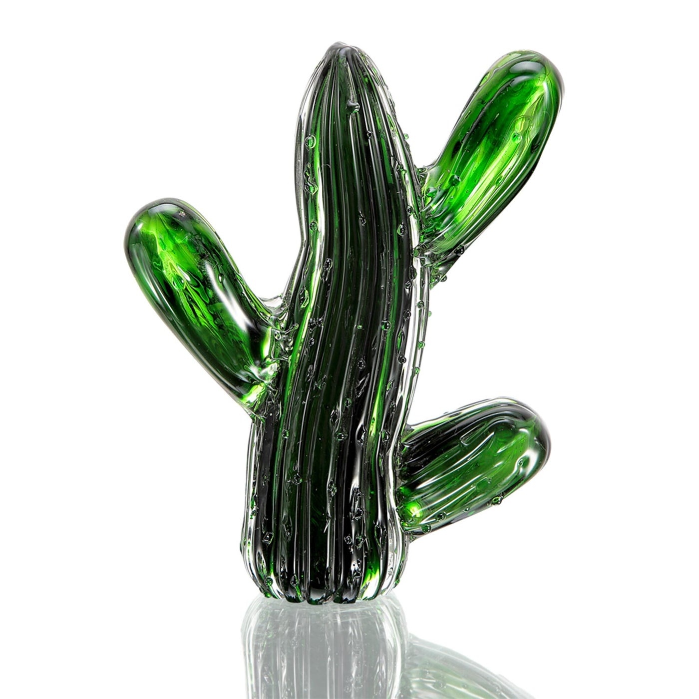 Art Glass Saguaro Cactus Figurine