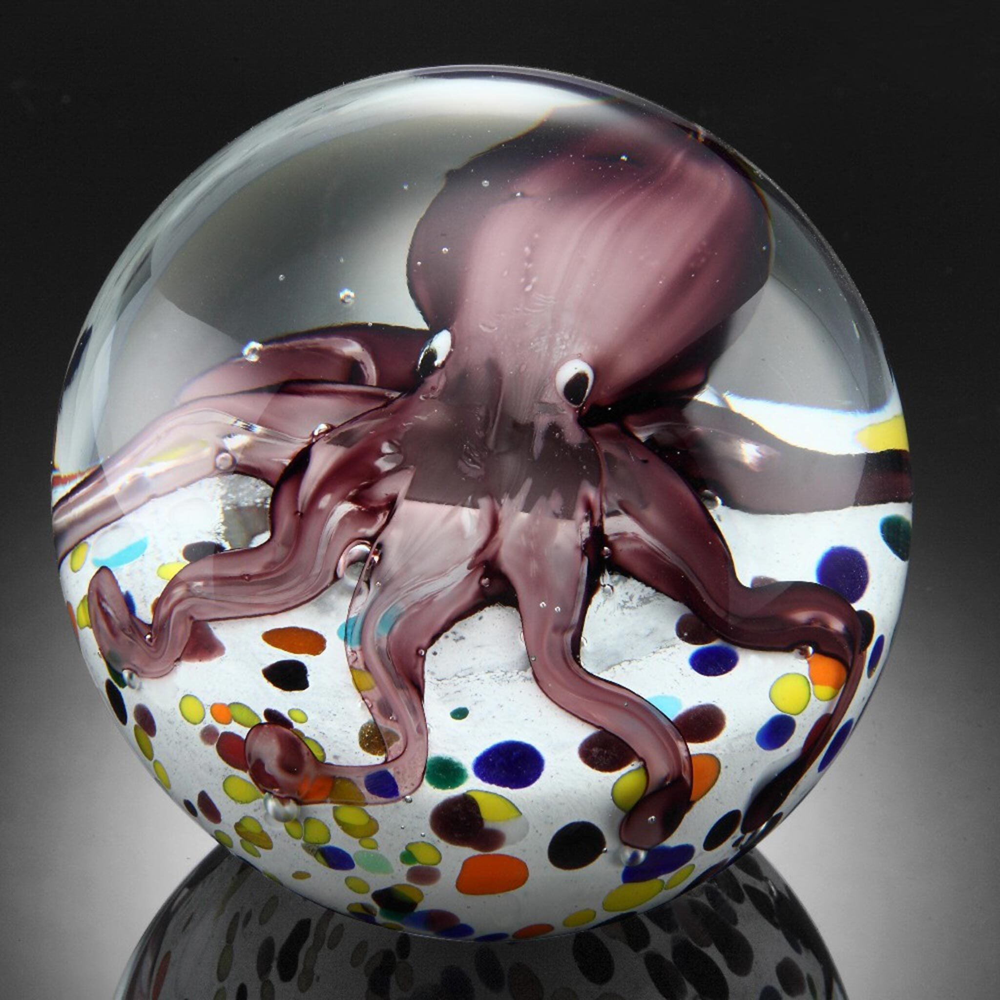 Octopus Sphere/Paperweight, SPISanPacificInternational