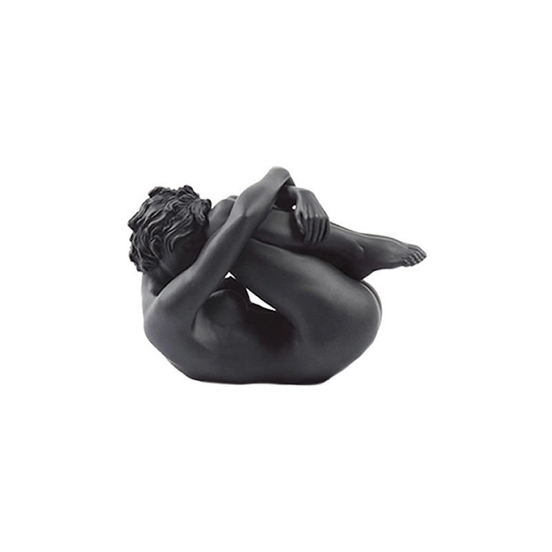 Serenity Nude Female Figurine- Black