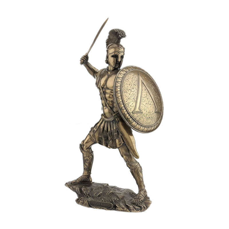 Squire With Sword And Shield Spartan Warrior With Sword And Shield Stu Home...