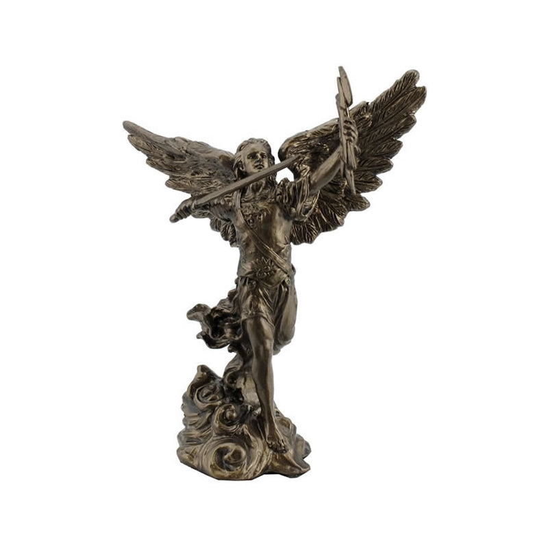 Archangel Remiel With Sword And Lightning Statue
