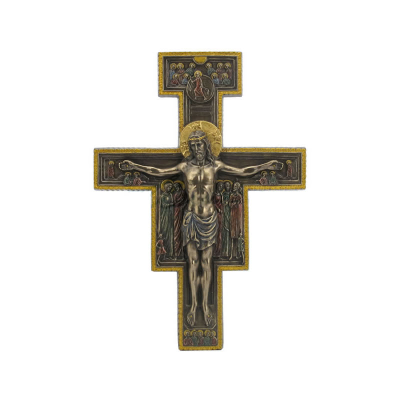 San Damiano Crucifix Wall Plaque