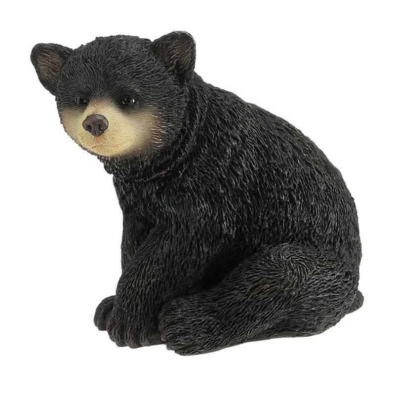 Black Bear Cub Figurine #2
