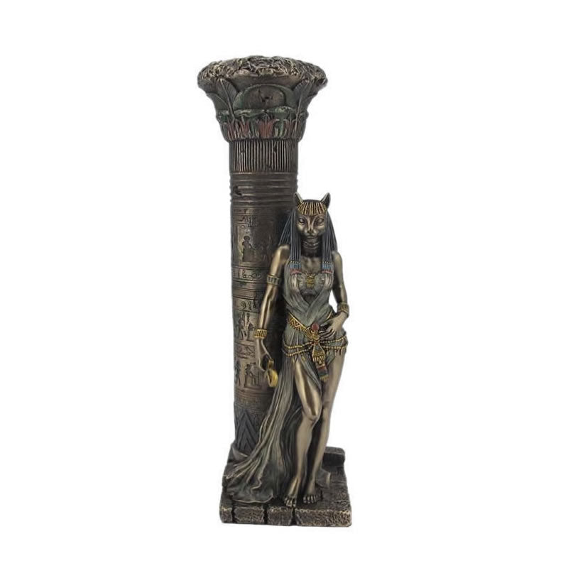 Bastet Egyptian Goddess of Warfare Candleholder #2