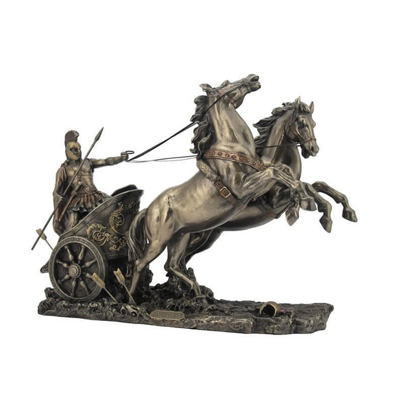 Achilles in Chariot Statue