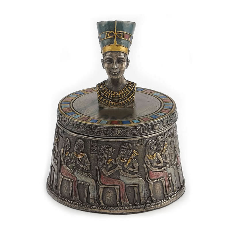 Bust Of Nefertiti Egyptian Trinket Box #2