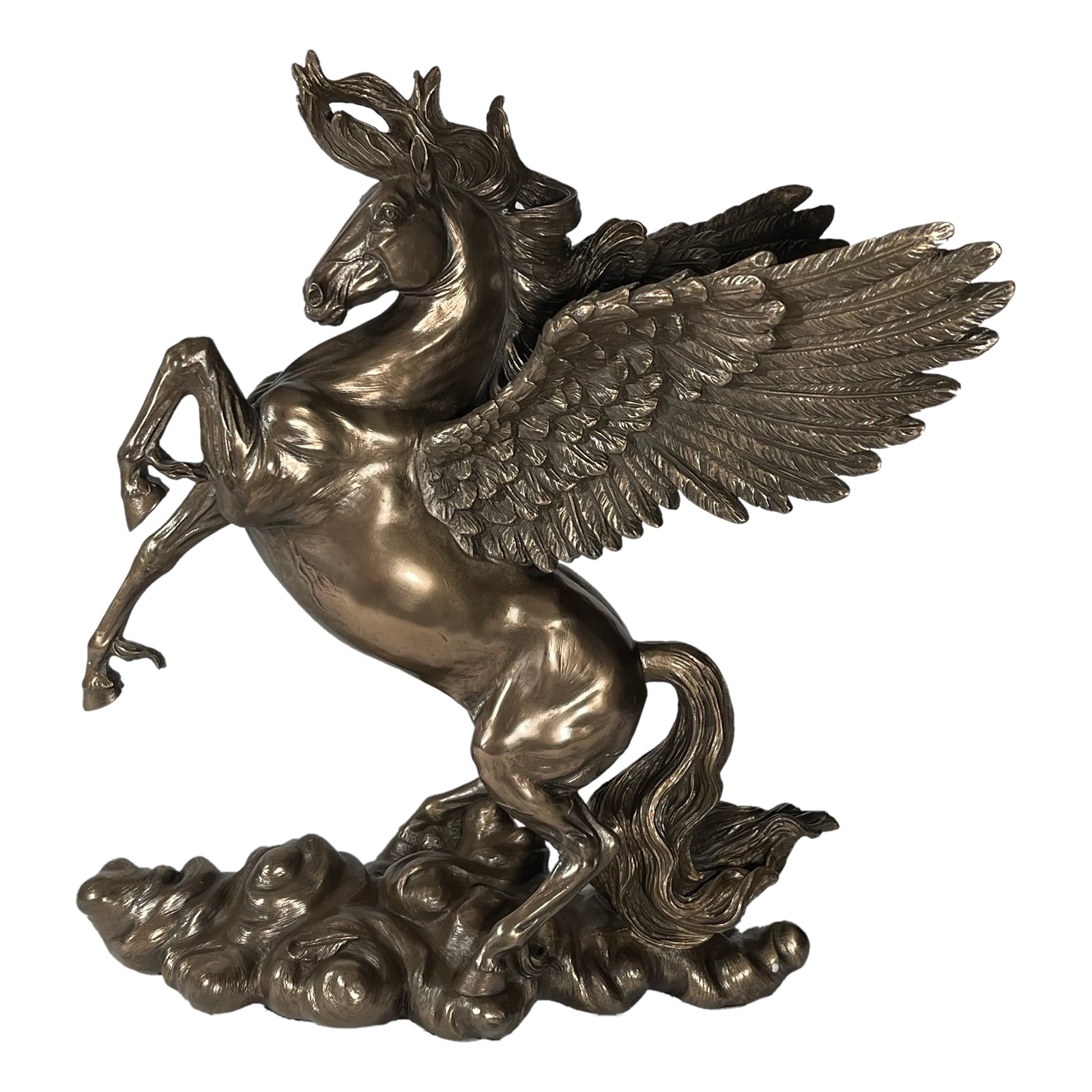 Rearing Pegasus Statue