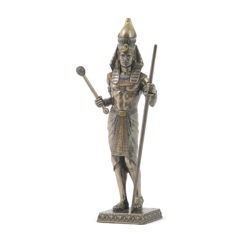 Egyptian Pharaoh with Scepter and Staff