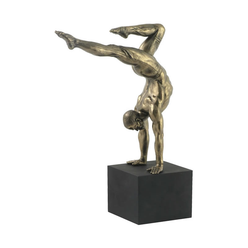 Handstand- Male Gymnast Statue