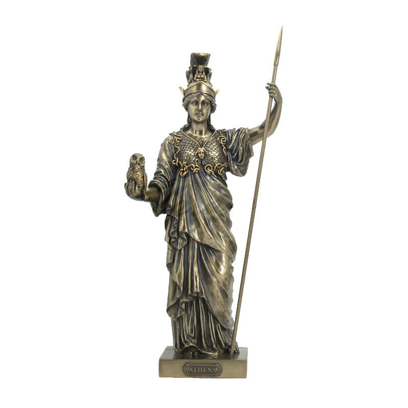 Athena Statue -Greek Goddess Of Wisdom And War