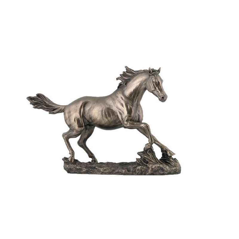 Horse Cantering On The Grassland Statue