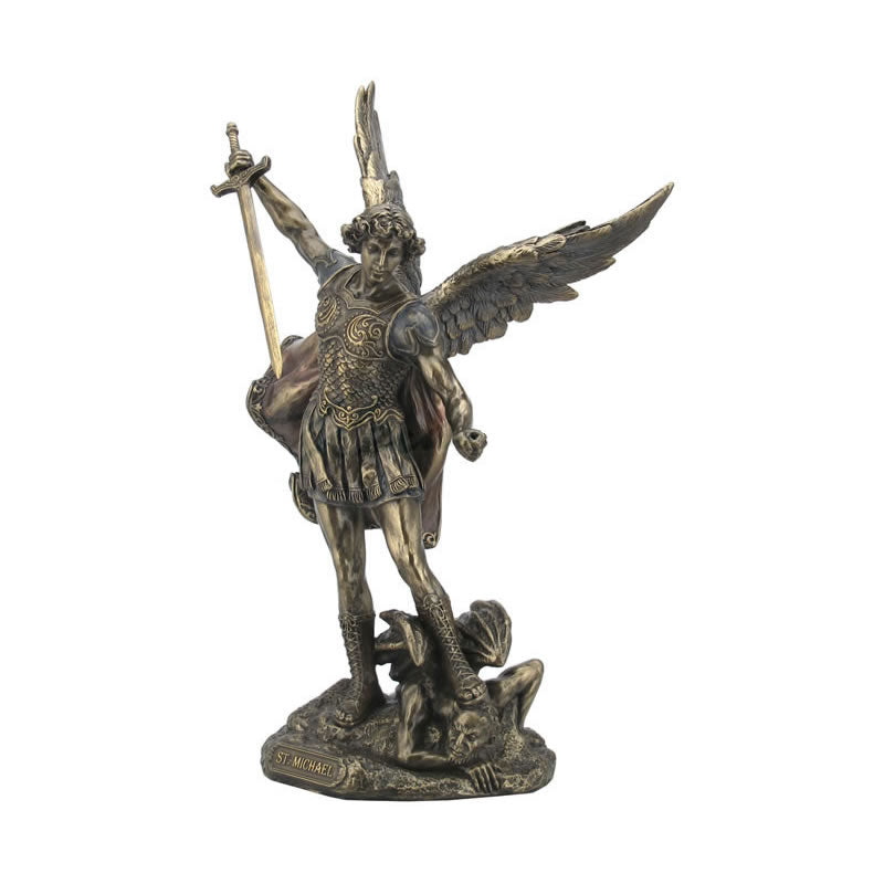 St. Michael Standing On Demon With Sword