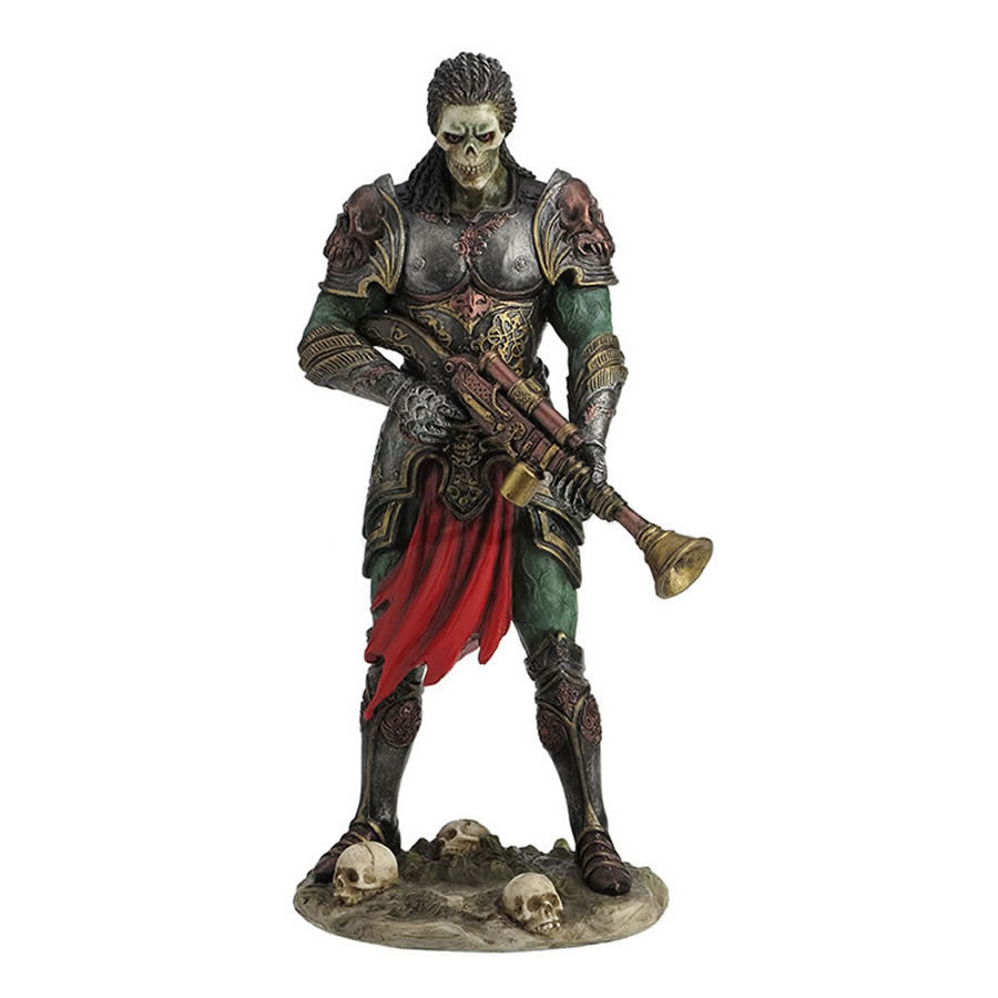 Armored Zombie Warrior Statue