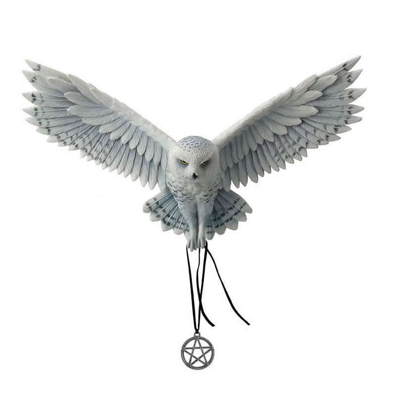 Awaken Your Magic (Owl with Pentagram) Statue