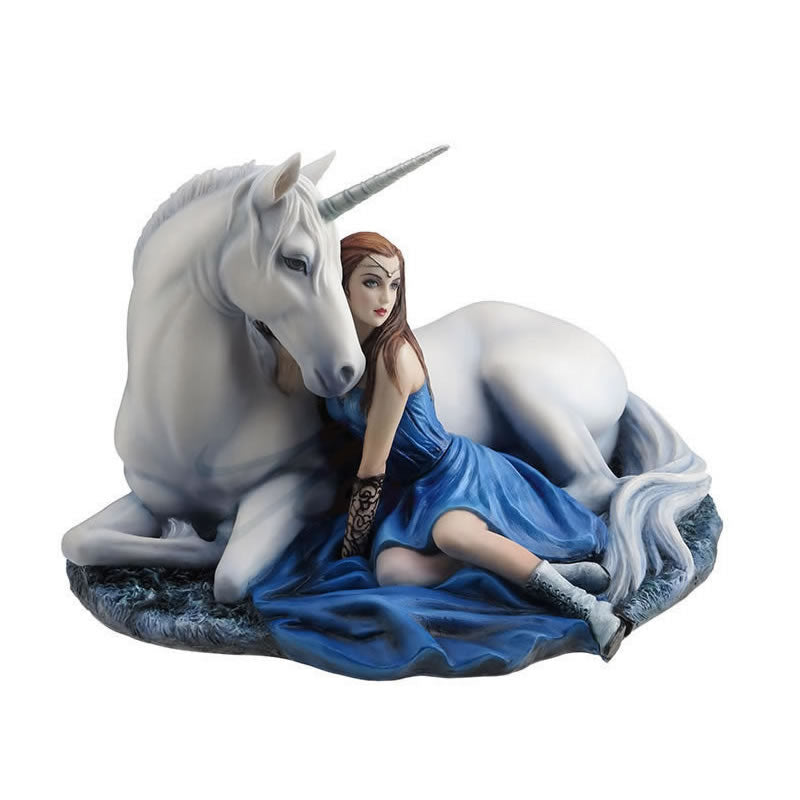 Blue Moon Unicorn Statue