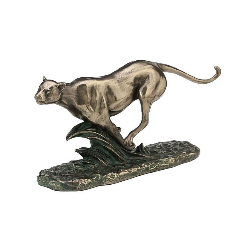 Pacing Cheetah Statue