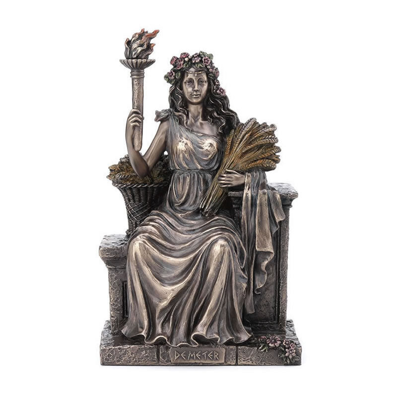 Demeter Greek Goddess Of Agriculture Statue