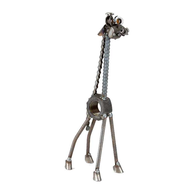 Junkyard Giraffe Sculpture