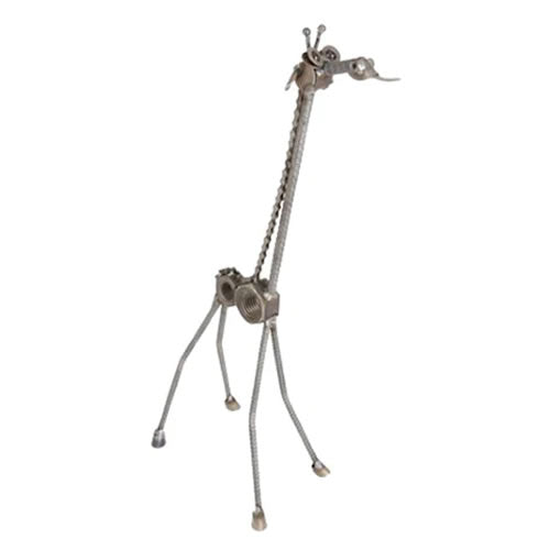 Metal Giraffe Sculpture