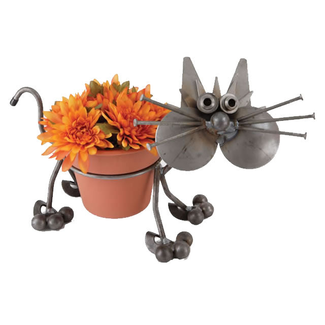 Kitty Cat Metal Pot Holder